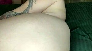 😈 she shoves dildo deep in ass on all fours! 📹