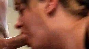 Wife's Sloppy Deepthroat Gagging Power Needs Sharing On Knees