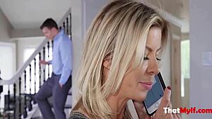 busty blonde cougar alexis fawx rides cock in wild cheating nympho frenzy