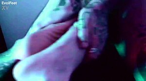 Imagine choking on her feet forever while she gags you as her slave goddess?