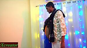 Village Leader Dominates Beautiful Bhabhi as Husband Stays Blind