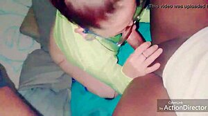 My sexy ass wife sucks cock wildly