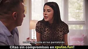 Brunette stepdaughter creampie cumshot homemade voyeur taboo