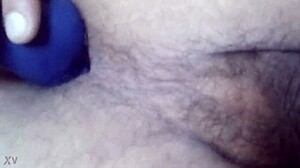 this solo anal dildo play hits so good