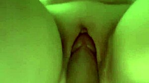 Rubbing Fat Cock Between Juicy Lips