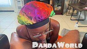 ghetto ebony slut worships my monster bbc deep