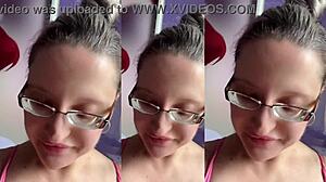 asmr chewing huge food fetish with tall glasses girl 😋🍬