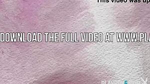 Tight Canadian Blonde Playboy Model Strips in Shower