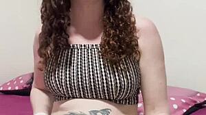 Young blonde huge ass tattooed beauty offers herself as prize bedroom big black cock worship first time