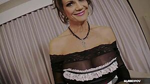 naughty maid deauxma rides huge bbc in hotel gets cum everywhere!