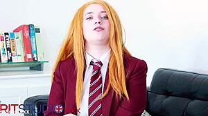 Victoria Greene Uniform JOI Femdom Big Natural Tits British Tease