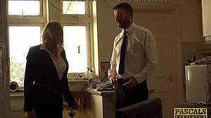 Busty milf amy gets roughed dominated facefucked by pascal