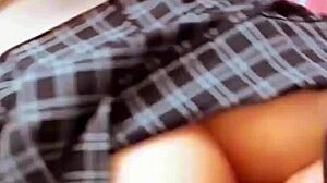 Real Mexican schoolgirl's tight ass wrecked outdoor by horny amateurs