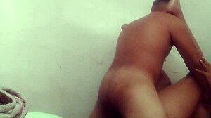 Prostitute crossdresses for anal assfucking with her man