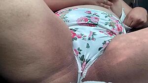 stepdaughter masturbates wet in neighbor's car