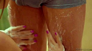 Nuru massage turns stepdad and stepdaughter wild legendado