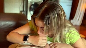 innocent teen visits stepdad surprise turns into wild amateur creampie fuck