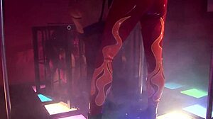 Kinky European Orgy Cage Chains Handcuffs Cosplay Ripped Clothes