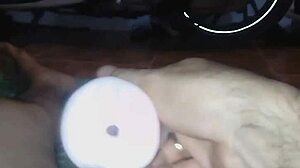 Tiny cock but she loves getting fucked hard!