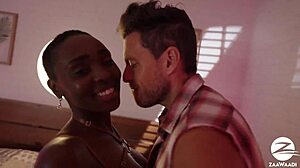 Cuckold Boyfriend Eyes Zaawaadi's Black Pussy Craving More