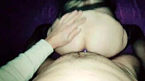 omg pov doggystyle with my skinny big ass wife closeup anal