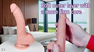 Fukena's Archer Realistic Dual Density Silicone Dildo Cock Toy.