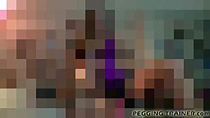 Ebony Femdom Strapon Cock Makes You Beg For Anal