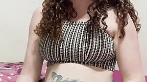 Young blonde huge ass tattooed beauty offers herself as prize bedroom big black cock worship first time