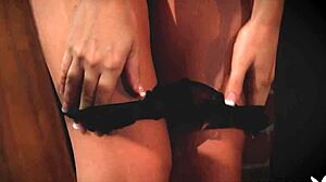 Tight Canadian Blonde Playboy Model Strips in Shower