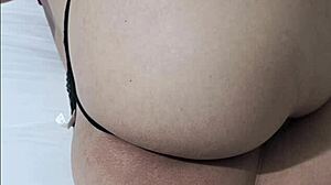 Hot latina stepmom poses lingerie ass shake for stepson photoshoot