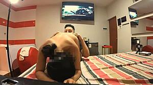 perla casting lets guy tongue deep her big mexican ass