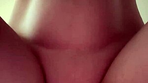 Rubbing Fat Cock Between Juicy Lips