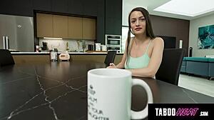 WOW! Cute Busty Stepbae Thanks Me with Wild Cowgirl Ride!