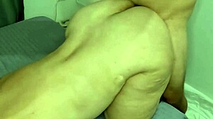 My best FRIEND'S chubby MOM shakes her BIG ASS doggy style HOMEMADE