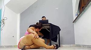 Sensual slow handjob blowjob ends in hot cumshot