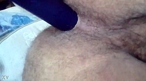 this solo anal dildo play hits so good