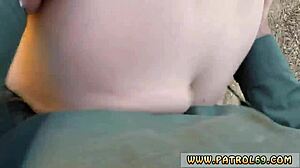 Russian Cop Amateur Swallows Outdoor Facial Load