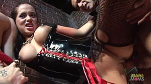 imagine all these subs at the bdsm party turning into orgasmic group anal sluts!