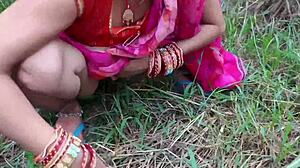 DESI Bhabhi FUCKS Field Lover Boy OUTDOOR