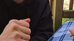 A Smoke And Cum Swallowing Blowjob!