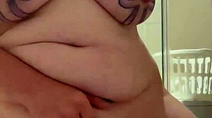 BOOBUNNY'S PIERCED NIPPLES AND HUGE TITS BOUNCING WILD!