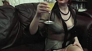 Star Nine's Feet Worshiped After Maxine's Dildo Pounding