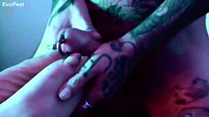 Imagine choking on her feet forever while she gags you as her slave goddess?