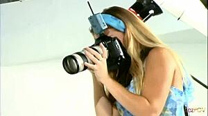 blonde brunette interracial lesbians finger pussies in car