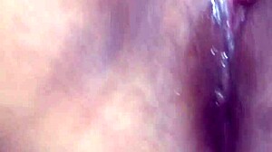 Horny Shaved Latina Pussy Orgasms Up Close