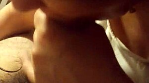 moroccan babe gives sloppy wet blowjob