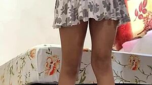 Ninfomana Latina Begs No Tell Husband Skirt Upskirt