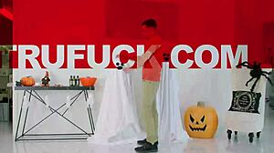 costume capers... lana n molly sneak fucks w stepbro... uh oh!