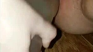 girl squats huge dildo pov fucking till she cums