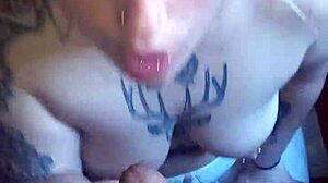 her deepthroat slurps black cock till cum floods my mouth perfectly